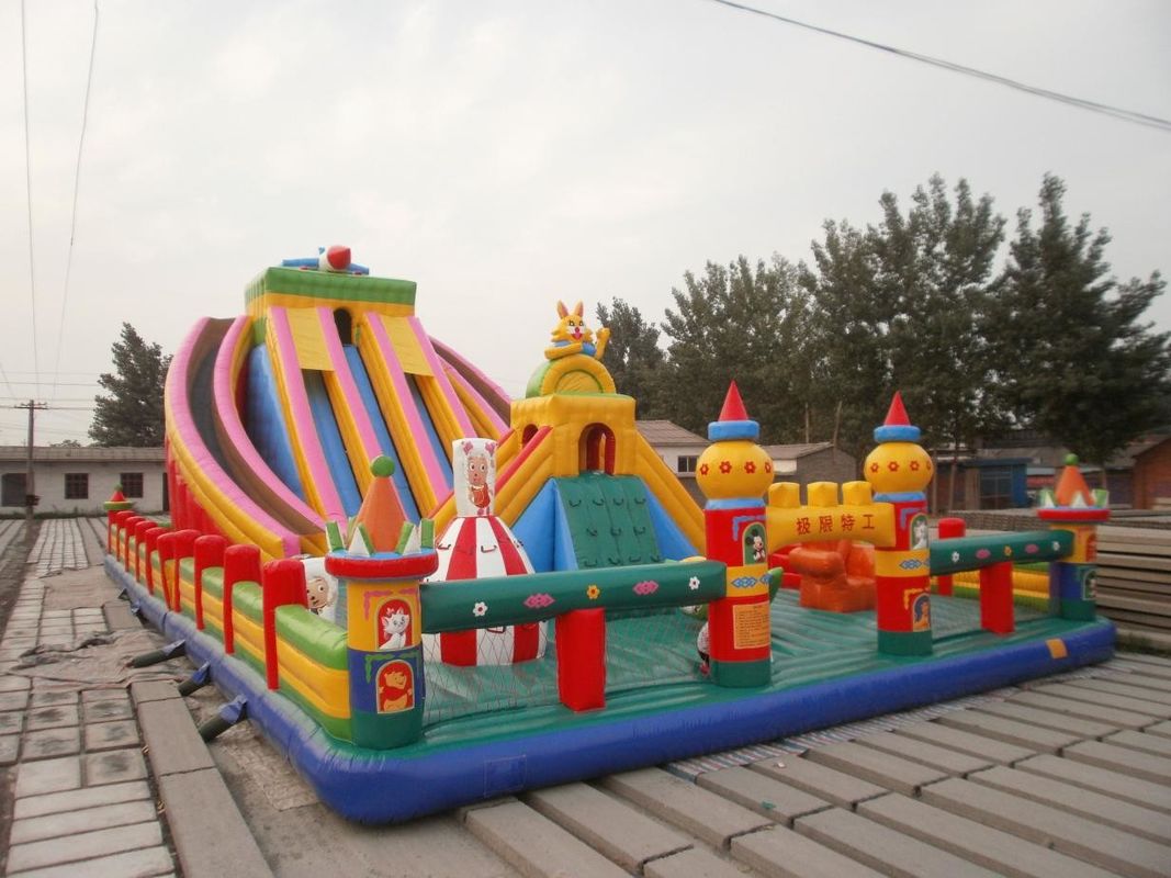 बच्चों के लिए बच्चों के लिए inflatable महल आउटडोर इनडोर ब्लो अप उछाल घर कस्टम लोगो