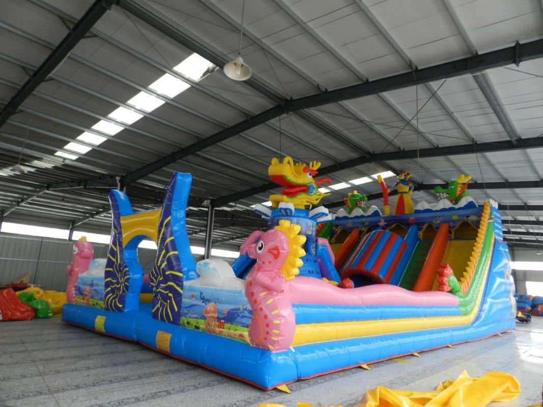 बच्चों के लिए बच्चों के लिए inflatable महल आउटडोर इनडोर ब्लो अप उछाल घर कस्टम लोगो