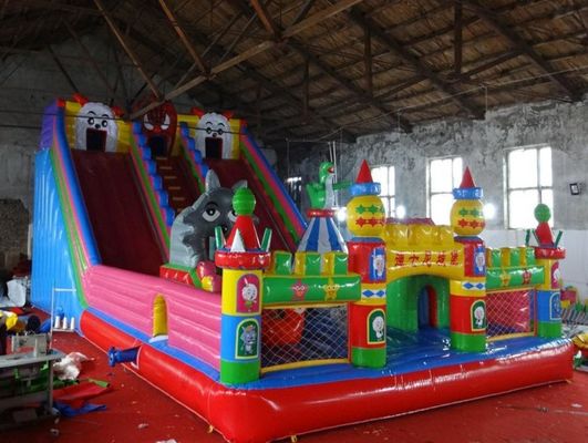 500 किलोग्राम स्लाइड inflatable बाउंसी कैसल inflatable स्लाइड वाणिज्यिक स्लाइड