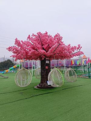 कस्टम इंटरैक्टिव ब्लॉसम ट्री स्विंग प्लेग्राउंड उपकरण प्ले मोड